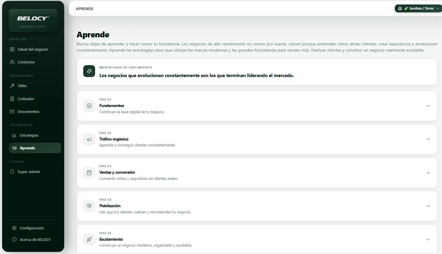 Inventario BELOCY