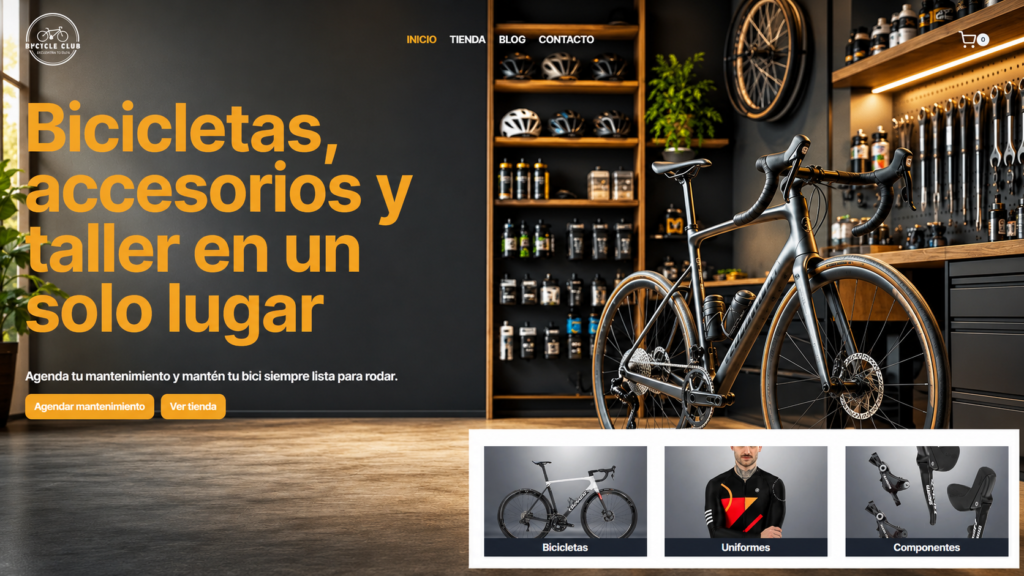 Cómo instalar una plantilla web gratis para bicicletería en WordPress y tener tu sitio listo en pocas horas