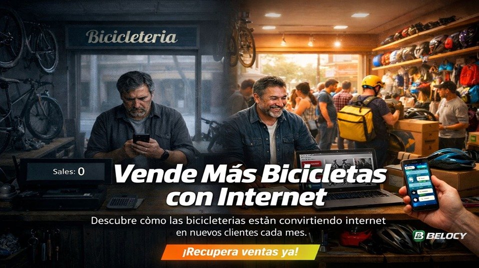 Vende más bicicletas con internet