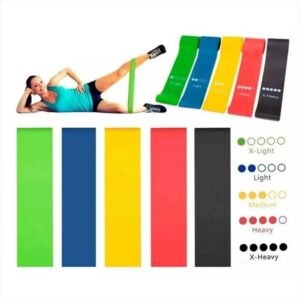 Kit 5 Bandas De Resistencia Para Hacer Ejercicios Elasticas