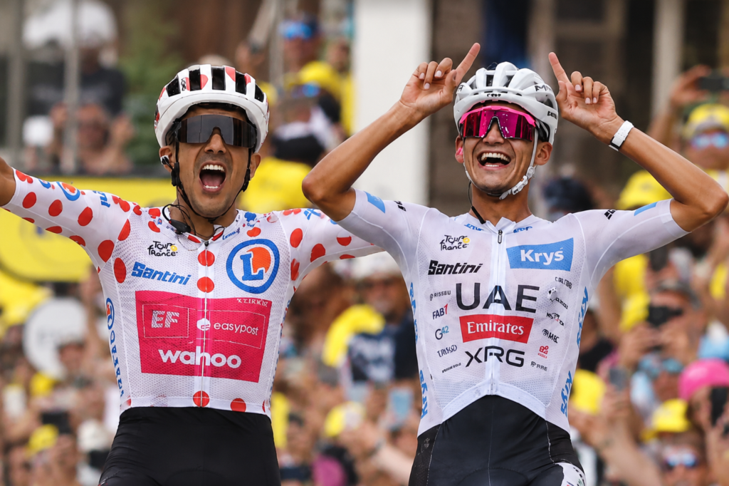 Richard Carapaz e Isaac del Toro hacen historia en el Tour de Francia